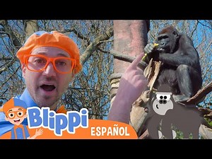 Blippi en el Zoo - Alimenta a los Animales | Videos de animales para niños | Videos Educativos