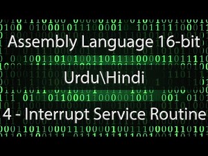 Interrupts, Service Routine, Mov | Assembly Language 16 bit | Urdu/Hindi