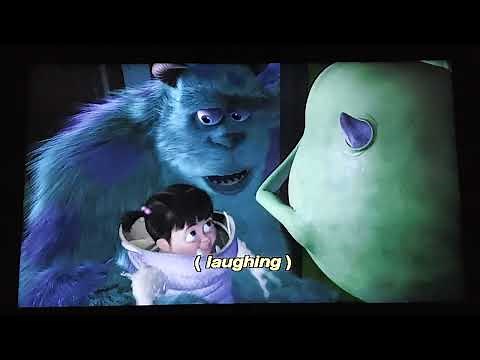 Monsters, Inc. (2001) The Door Vault Scene (Sound Effects Version) (Part 01)