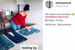Viral hack shows how you've been folding jeans the wrong way all your life