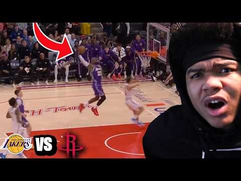 LAKERS FOR REAL??? LAKERS at ROCKETS FULL GAME HIGHLIGHTS REACTION