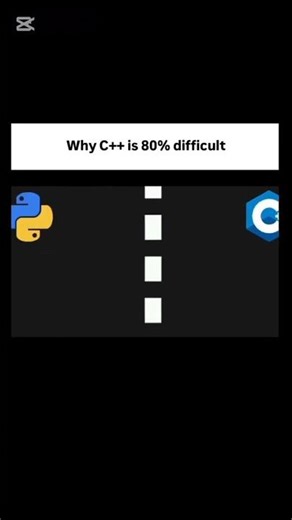 Why C++ is 80% More Difficult Than Python | Coding Comparison