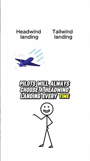 Headwind Landing vs Tailwind Landing Explained In 30 Seconds