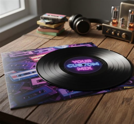 Custom Vinyl Pressing - High Fidelity Record With Fast Shipping - Etsy Canada