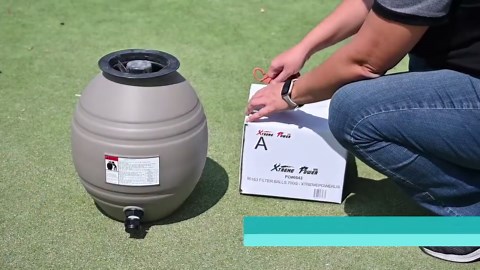 XtremepowerUS Sand Filter Pump for Above Ground Pool, 2640GPH, 0.75HP Pool Pump With Timer