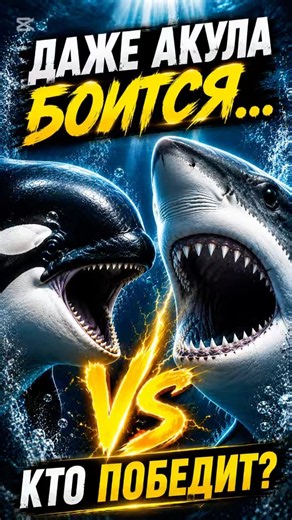 🦈 Orca 🆚 Great White Shark — Who Would Win?