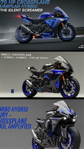 🔥 270HP R1! Turbo Hybrid Crossplane is INSANE 😱 #shorts