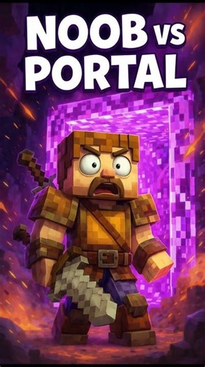 Noob vs Nether Portal FAIL