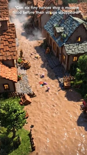 Tiny Heroes vs Massive Flood! 🌊🏡 | Miniature Village Rescue in 3D CGI