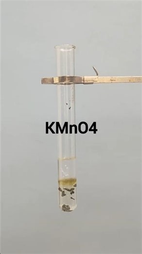 Reaction of Con.H2SO4 + C2H5OH and KMNO4 #science #scienceproject #experiment