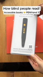 10K views · 91 reactions | Accessibility is key in making sure that every part of life, whether it's learning, working, or enjoying a book. Everything should be enjoyed by everyone, regardless of ability. Thank you Dave, for creating such a beautiful book for everyone to enjoy! @theblindpoetofficial #Accessibility #BlindReading #AccessibilityTools #PENfriend3 #Poetry #TheBlindPoet | Two Blind Brothers | Facebook