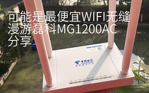 可能是最便宜的WIFI无缝漫游神器 磊科MG1200AC简测 软路由AP