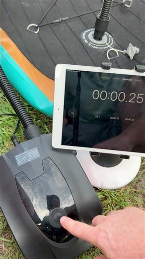 How To Inflate Your iSUP To 14 PSI With an Electric Pump ⚡ #shorts