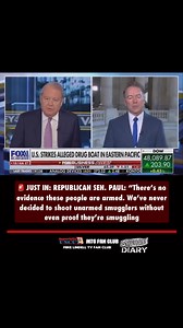 79K views · 2.1K reactions |  JUST IN: REPUBLICAN SEN. PAUL: “There’s no evidence these people are armed. We’ve never decided to shoot unarmed smugglers without even proof they’re smuggling | Marjorie Taylor Greene Fan Club | Facebook