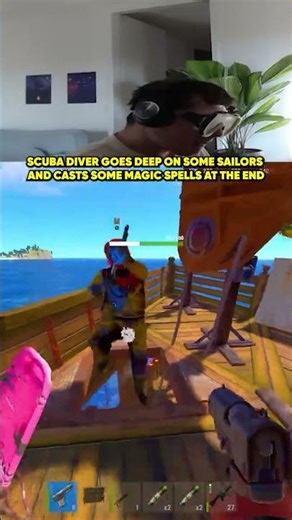 Scuba Diver Goes DEEP 😭💀 #rust #rustgame #rustpvp