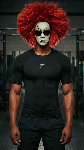 Masked Guy Stories on Instagram: "This video is not a gym clip. It is not a montage. It is not a motivational cliché wrapped in sweat and hashtags. This is a compressed identity statement. In eight seconds, We Go Jim presents a modern Gymshark athlete not as a performer, influencer, or fitness model—but as a disciplined, anonymous force defined entirely by effort. The masked creator is not hidden to create mystery; the mask exists to remove ego. There is no face to admire, no personality to idol