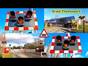 Unique Level Crossings in Grain! Grain Thamesport Level Crossings, Kent