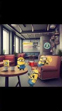 Can Minions Make The Perfect Banana Latte? #minions #banana