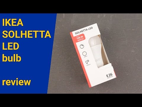 New SOLHETTA LED bulb from IKEA. Review