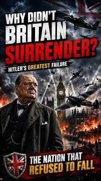 Why Didn't Britain Surrender? | How Britain Defied Hitler and Changed World War II