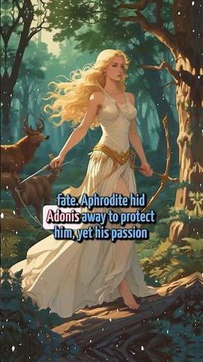 Adonis and Aphrodite The Tragic Tale of Beauty, Love,and Fate in Greek Mythology #adonis #aphrodite