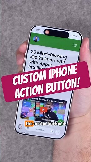 Change iPhone Action Button by App! #iphonetips #shortcuts