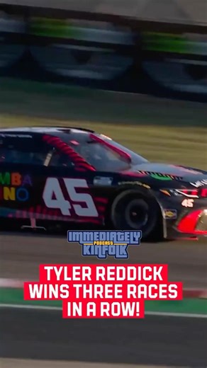 #TylerReddick & #michaeljordan win 3 in a row ! #nascar #breaking