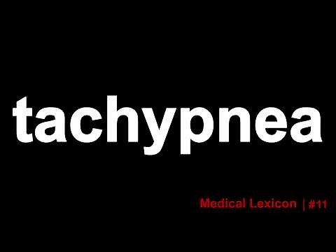 Tachypnea Definition