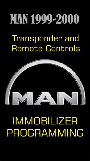 man vehicle manual key programming 🙋🙋🙋🙋💫