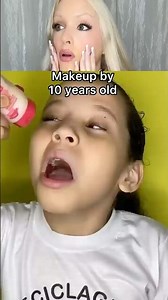 Make-up tutorial by 10 years old 🫶yes or not? #makeup #tutorial #makeuptutorial #girls #cute