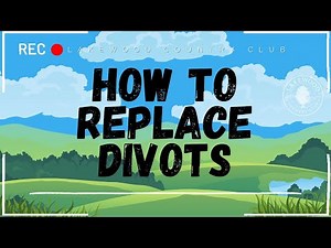 Golf Course Care | How to Properly Replace Divots on the Golf Course