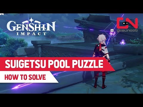 Genshin Impact Suigetsu Pool Puzzle - Watatsumi Island Palace in a Pool