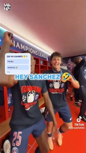 HEY SANCHEZ, GO HOME 🇫🇷🤣 #psg #ldc