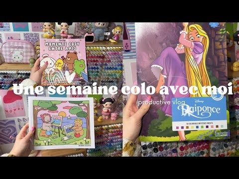 Une semaine de coloriage avec moi | Bobbie Goods | Cosy Coloriage & Tutos | mystère | aquarelle 🎨💓✨