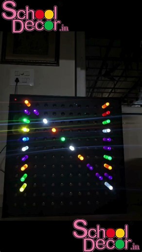 Interactive Light Wall Creative And Innovative Learning #schooldecor #pixelwall