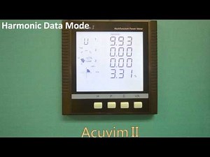 How to Read Harmonic Data from Acuvim II Multifunction Power Meters by Accuenergy