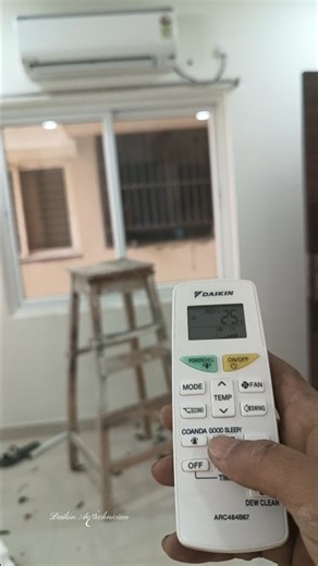 Daikin split AC display remote setting #settings #action #display #splitac #cool