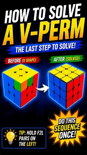 How to Solve the V-Perm (Fast & Easy)
