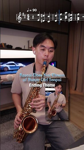 Anime Songs on Sax! - Bunny Girl Senpai ED