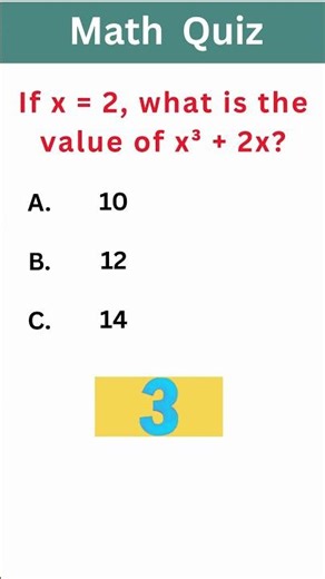 Math IQ Test 🧮 Can You Beat This Quiz? | Quiz & IQ #quiztime #youtubeshortsviral