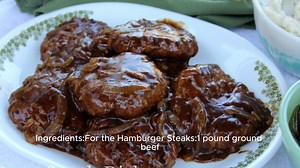 Hamburger steak recipe