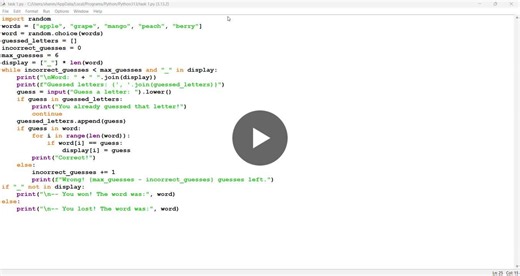 #python #codealpha #internship #programming | Shanmathi KS