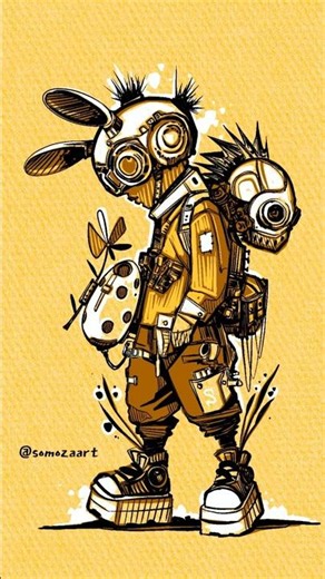 Do Robots Understand Silence? | Cyberpunk Character Design