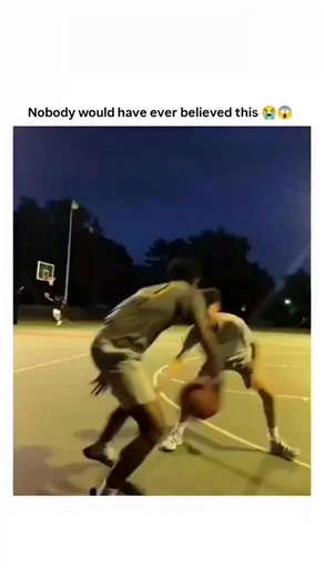 only F1 on Instagram: "The post by @Hoopss , a popular basketball highlights account with ESPN features, shares a 14-second clip of a nighttime pickup game where a dreadlocked player executes a viral crossover ankle-breaker on a defender, followed by an emphatic dunk amid group laughter, captioned "Nobody would have ever believed this" to highlight its jaw-dropping nature. Released today amid high engagement (22K+ likes, 300K+ views), the video originates from a 2022 tweet (ID: 15541880060635709