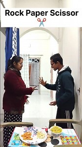 Rock Paper Scissor✂️ Challenge ⚔️ #funny #foodchallenge