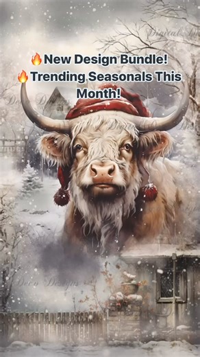 🎨 We’ve bundled up this month’s most popular designs so far, and you crafters are ready for the seasons! Enjoy this new curated design bundle as A3, A4, or Digital Downloads! Alll bundles, Buy 2 Get $5 Off 😻 | Digital Deco Designs