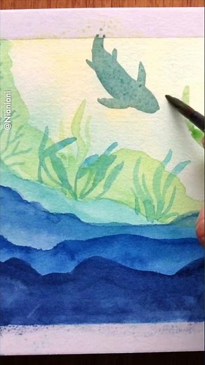 Layered Coral Reef: Full Watercolor Tutorial Linked