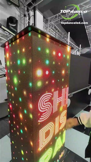 HD Cube on Wheels: Front-Access, High-Refresh, Movable Brilliance#LEDDisplayVideo #LEDWallScreen