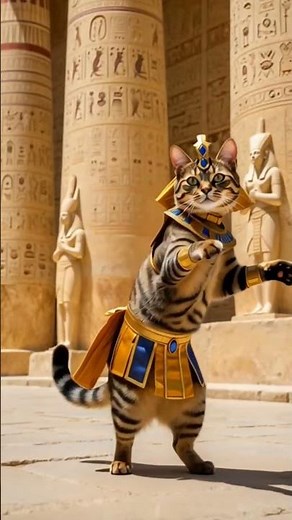 Egypt cat dancing #trend