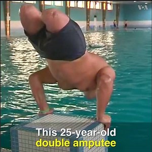 Afghan double amputee swimmer dreams of success in World Para Swimming Championships | Voice of America